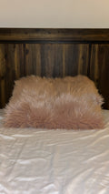 Faux fur pillow